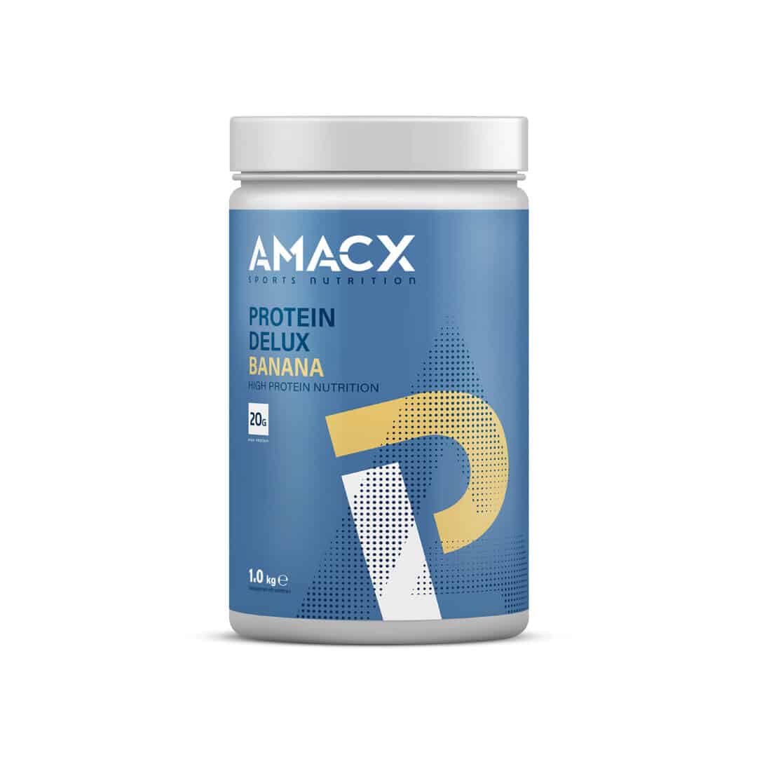 Amacx Protein Deluxe 1,0 kg - Banana - Duursport