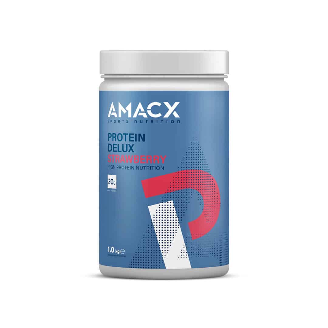 Amacx Protein Deluxe 1,0 kg - Strawberry - Duursport