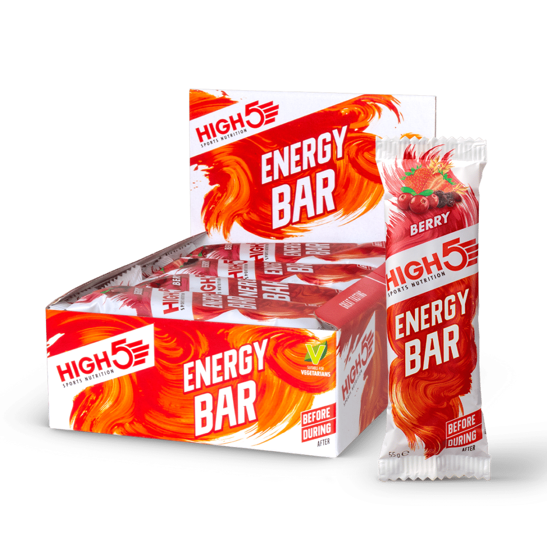 High5 Energy Bar - Berry - Display - Duursport