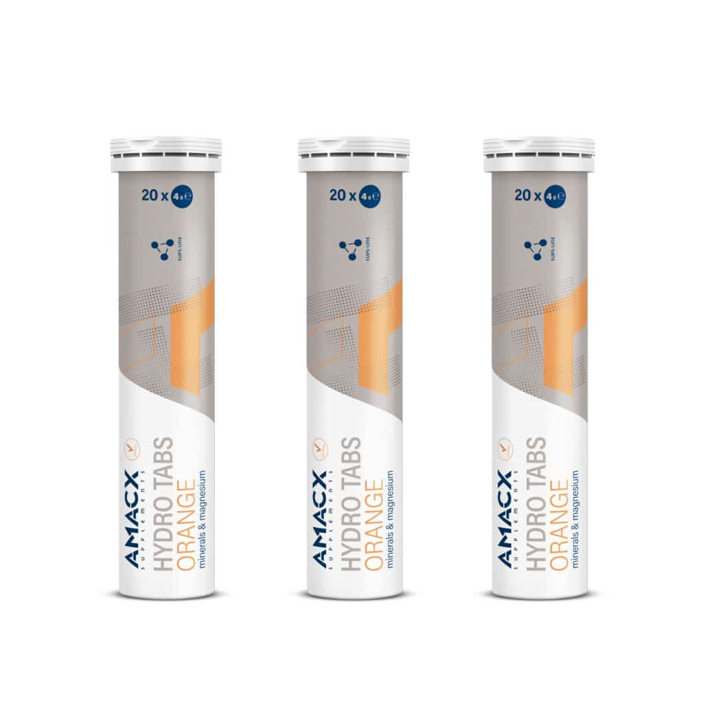 Amacx Hydro Tabs 20x4gr - 2+1 GRATIS - Orange - Duursport