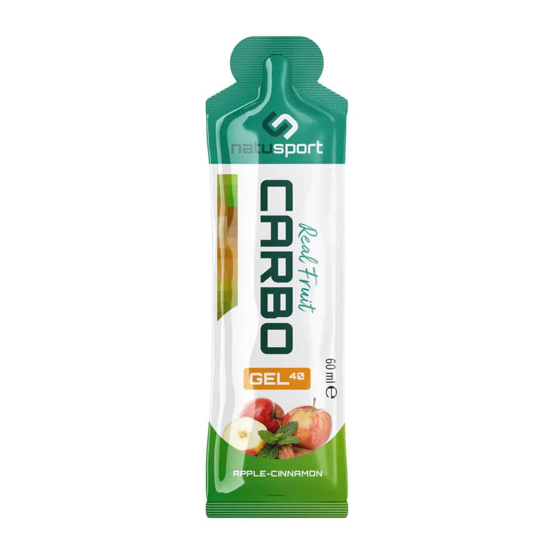 Natusport Real Fruit Carbo Gel 60 ml - Apple Cinnamon - Duursport