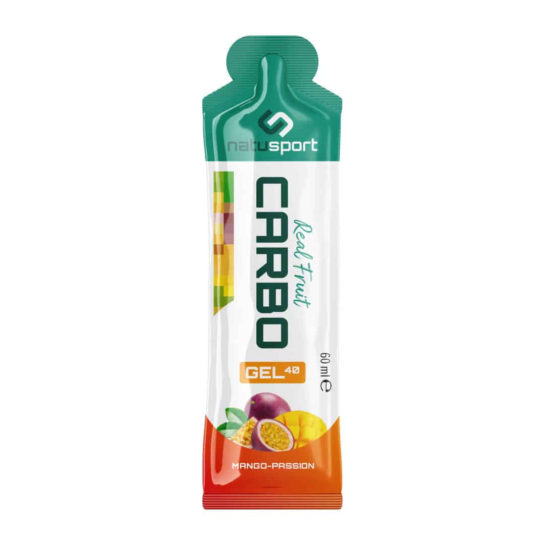 Natusport Real Fruit Carbo Gel 60 ml - Mango Passion - Duursport