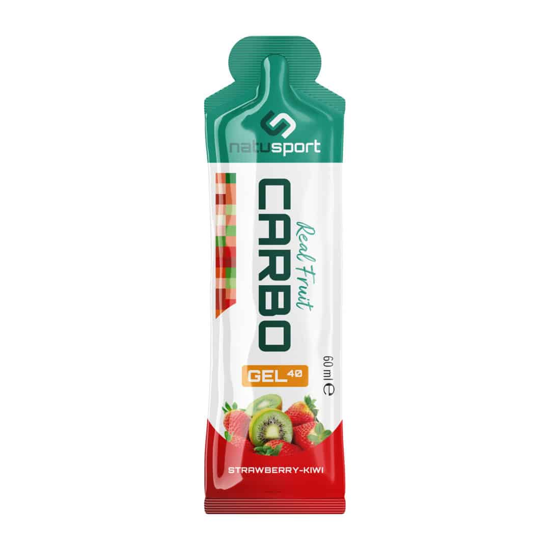 Natusport Real Fruit Carbo Gel 60 ml - Strawberry Kiwi - Duursport